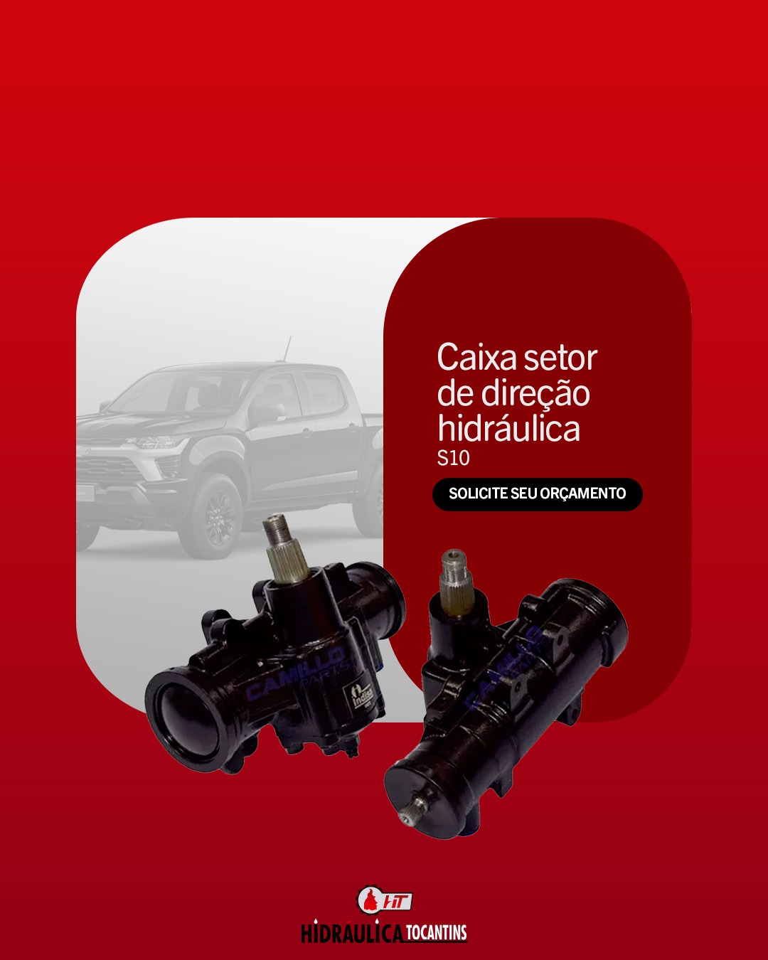 Caixa setor de direção - S10